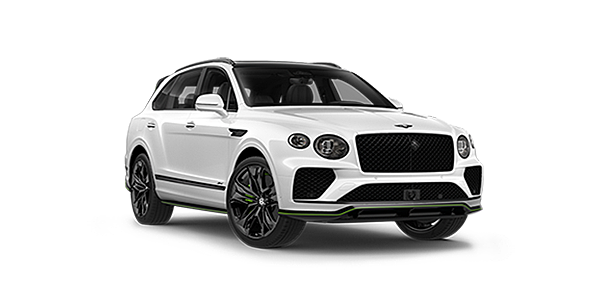 Bentley Edinburgh Bentley Bentayga Speed SUV in Snow Quartz Pearlescent white paint